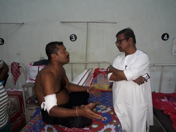 Teacher beaten for casting vote at West Tripura Teacher beaten for casting vote at West Tripura